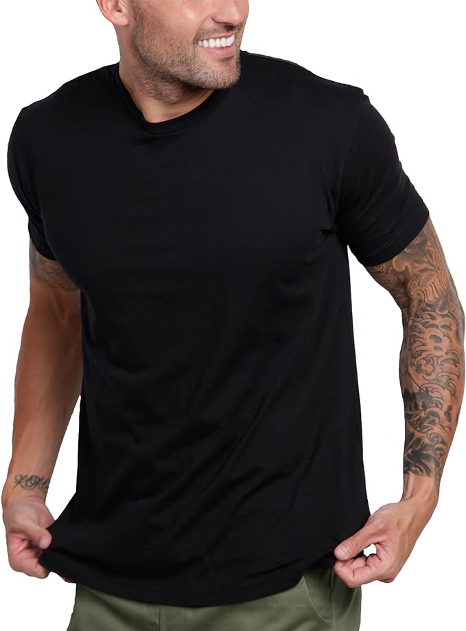 camiseta de hombre negra